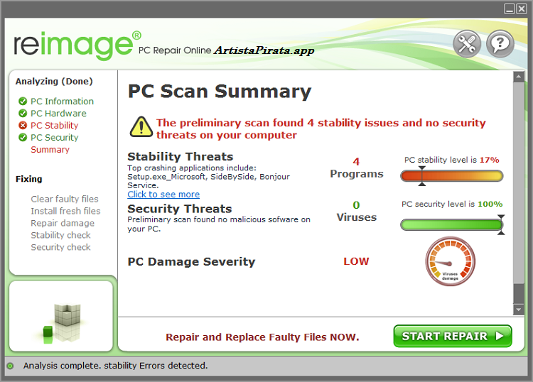 Reimage PC Repair Descargar Gratis