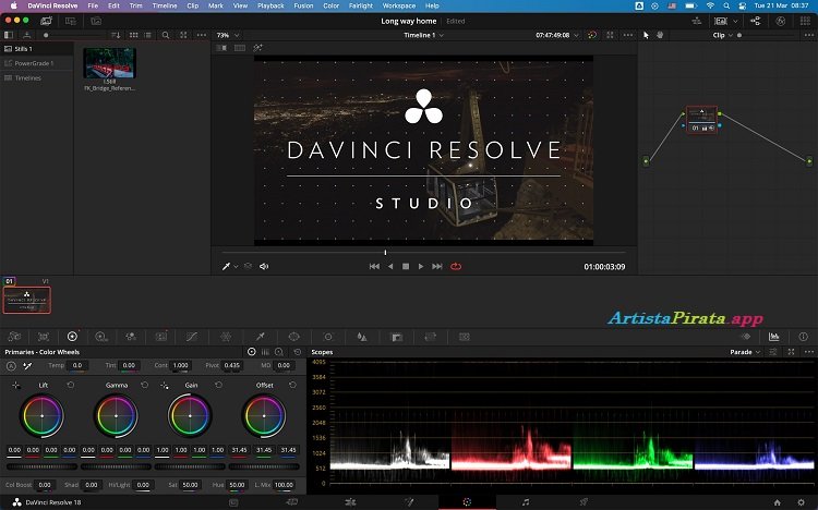 DaVinci Resolve Studio Descargar Gratis