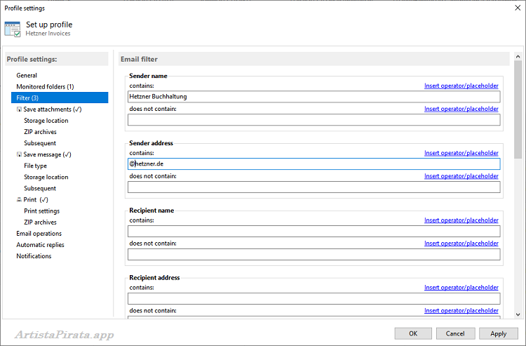 Automatic Email Processor Para Outlook