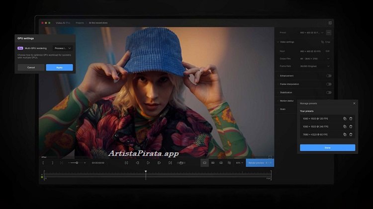 Topaz Video AI Pro Full Español