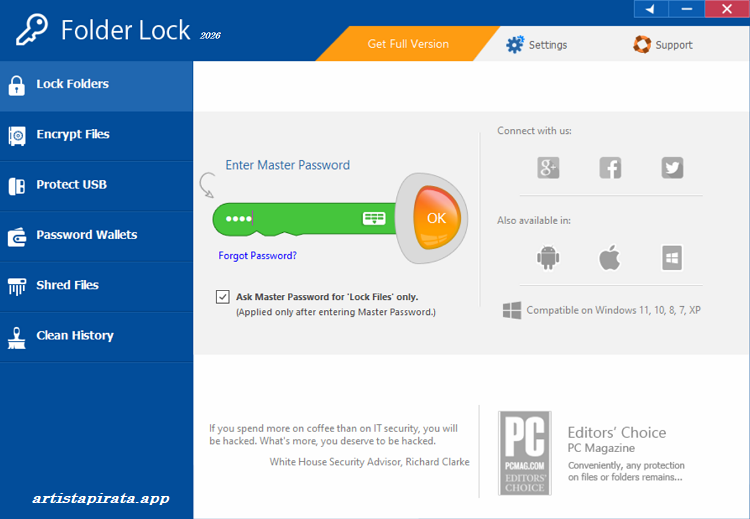 Folder Lock Windows Full Español