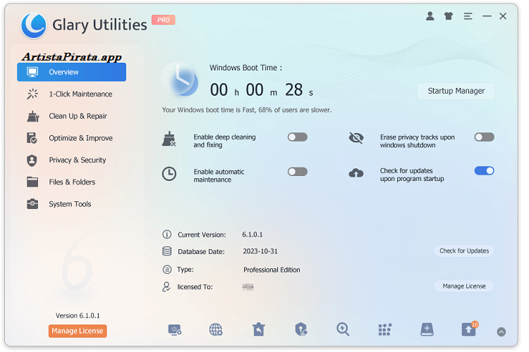 Glary Utilities Pro 2026 Descargar Gratis