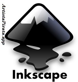 Logotipo de Inkscape, editor de gráficos vectoriales gratuito y de código abierto