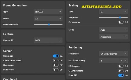 Lossless Scaling requisitos del sistema