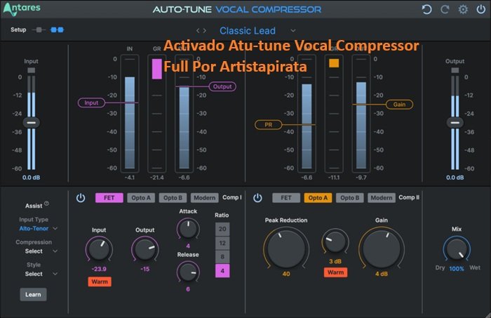 Descargue el complemento Auto-Tune Vocal Compressor (descarga vía Torrent)