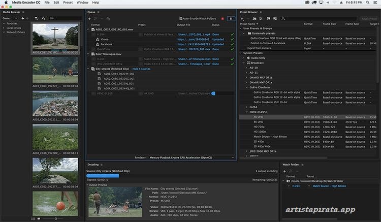 Media Encoder para PC Full Español