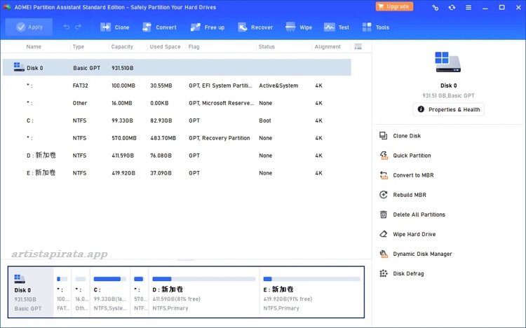 AOMEI Partition Assistant Full Español