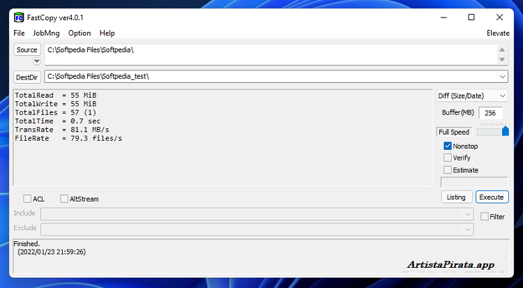 FastCopy Full Portable Español