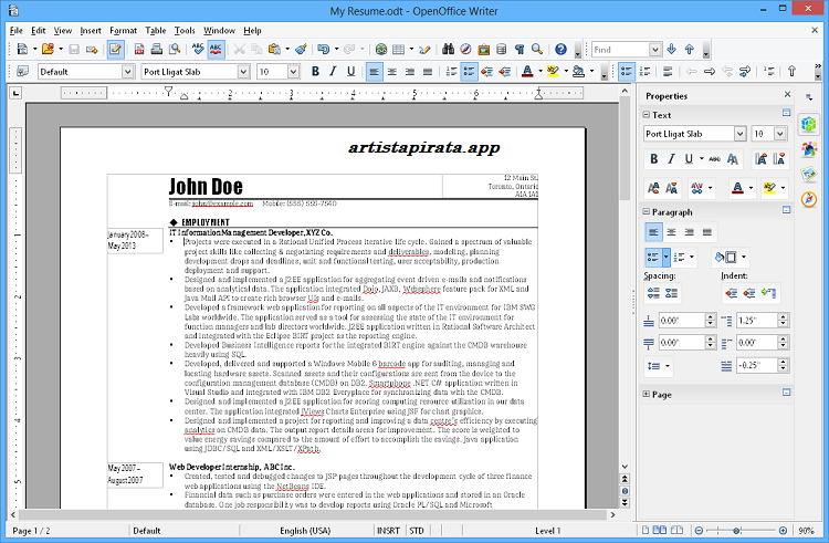 Apache OpenOffice Preactivado Espanol