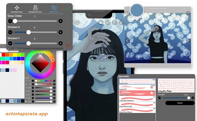ibis Paint X Interfaz en Español