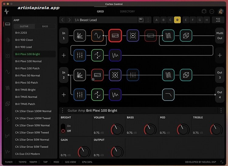 Neural DSP Quad Cortex 2026 Full Español