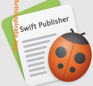 interfaz Swift Publisher Full Activado de diseño folletos y tarjetas en macOS
