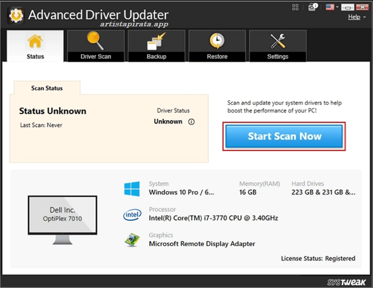 Advanced Driver Updater Full Espanol