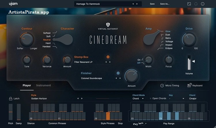 Virtual Guitarist CINEDREAM Full Espanol