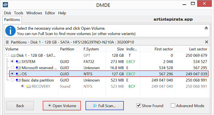DMDE Data Recovery Espanol