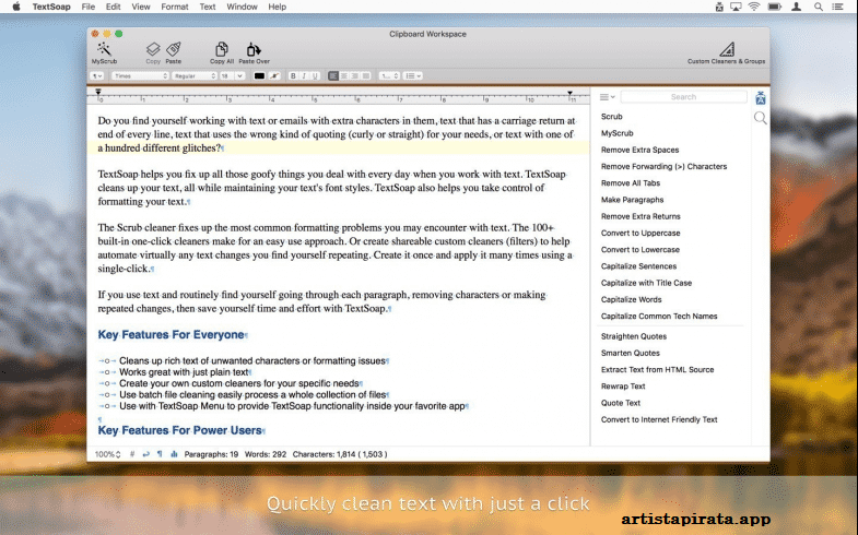 TextSoap Mac Full Español