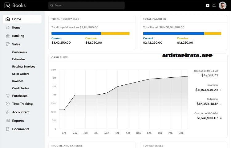 Zoho CRM Access on web