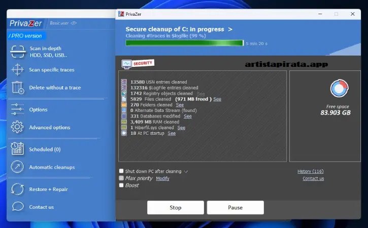 PrivaZer Pro Para Windows Descargar