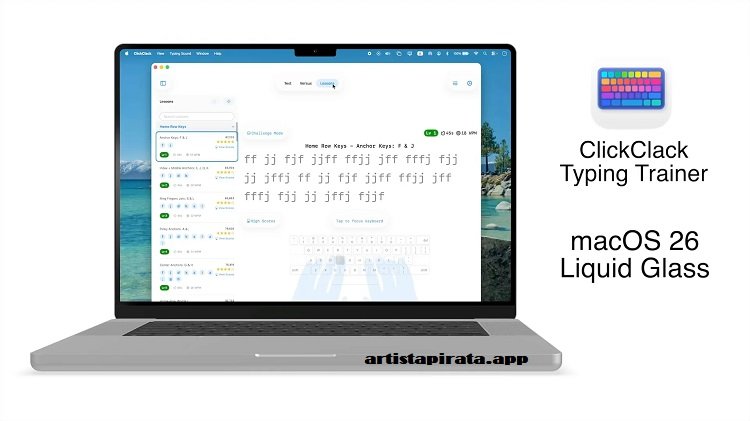 ClickClack Free Download macOS Typing Trainer