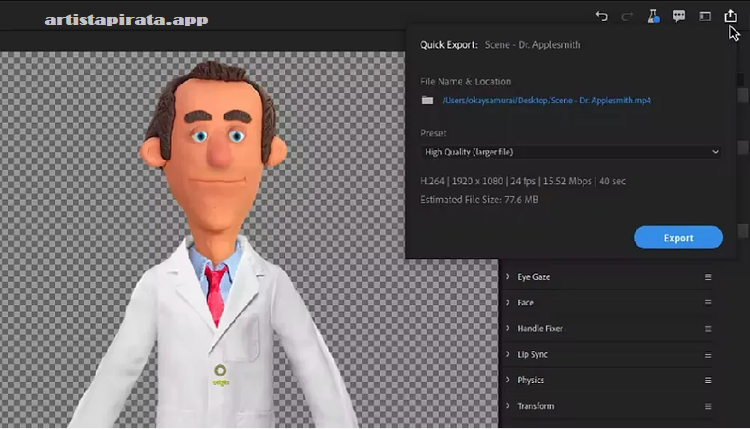 Adobe Character Animator 26 Free Download PC