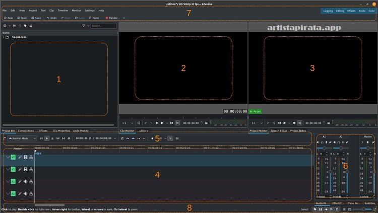 Kdenlive 26 - full español