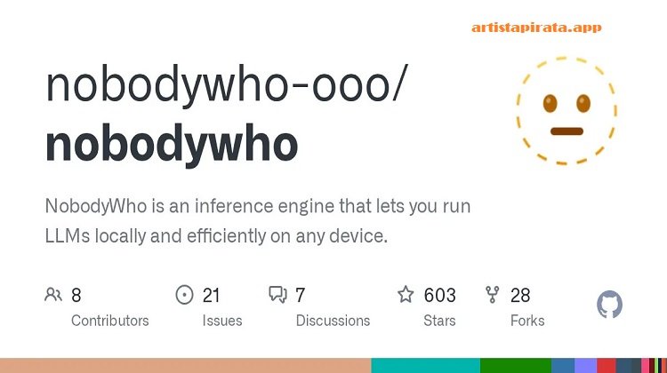 Interfaz de NobodyWho para gestionar y utilizar modelos de IA localmente