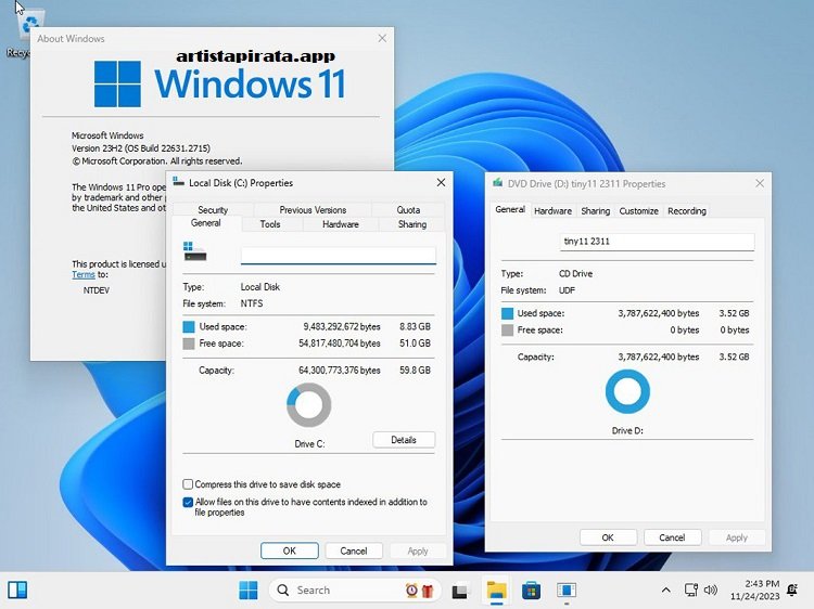 Tiny11 25h2 Free Download