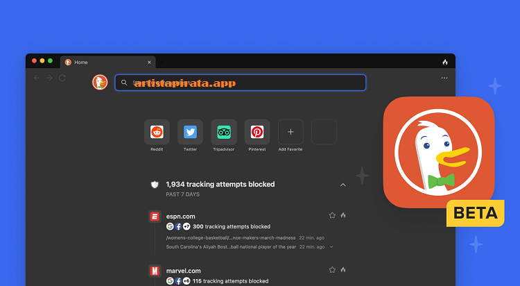 Interfaz de DockDuck en macOS mostrando la navegación de archivos, pestañas y panel doble para gestionar carpetas.